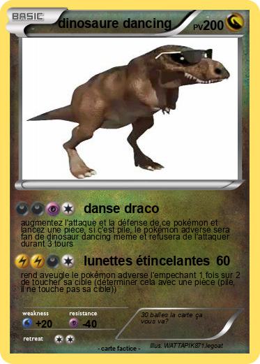 Pokemon dinosaure dancing