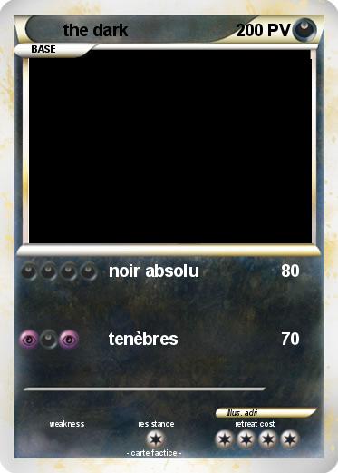 Pokemon the dark