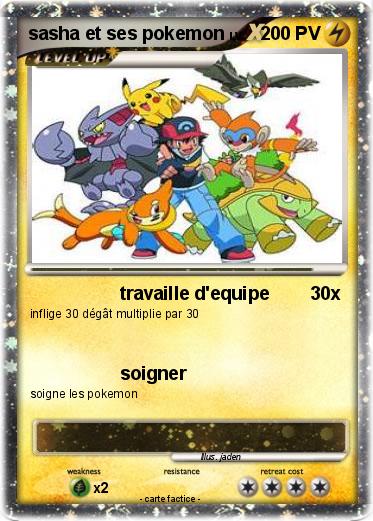 Pokemon sasha et ses pokemon