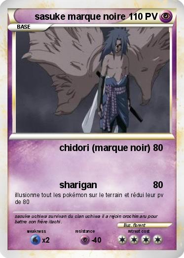 Pokemon sasuke marque noire