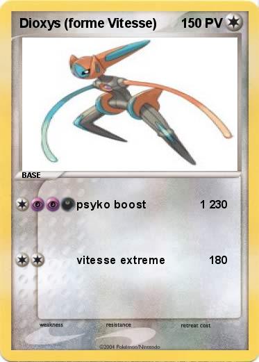 Pokemon Dioxys (forme Vitesse)