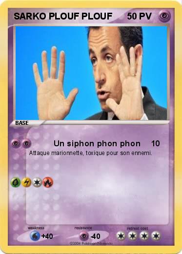 Pokemon SARKO PLOUF PLOUF