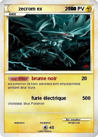Pokemon zecrom ex                 2000