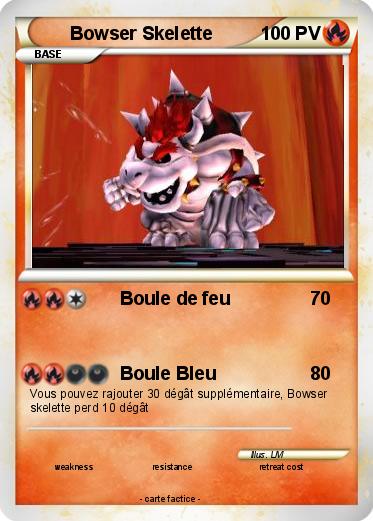 Pokemon Bowser Skelette