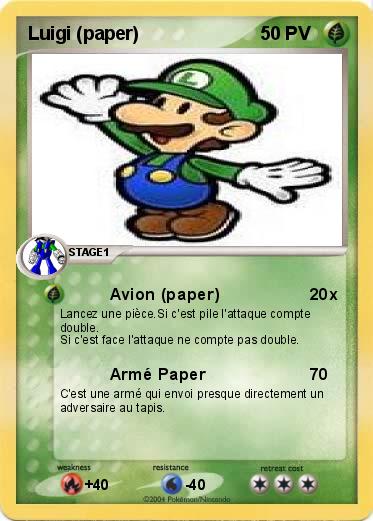 Pokemon Luigi (paper)