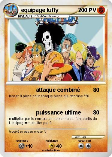 Pokemon equipage luffy