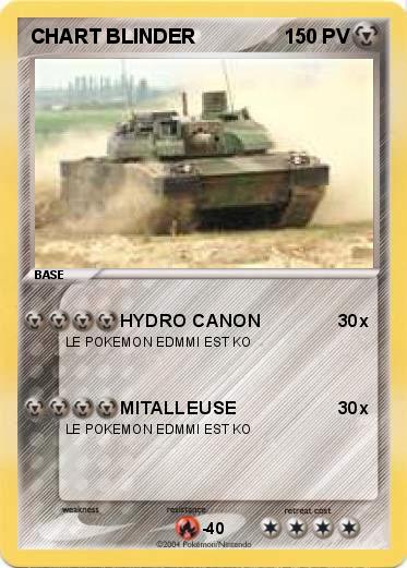 Pokemon CHART BLINDER        