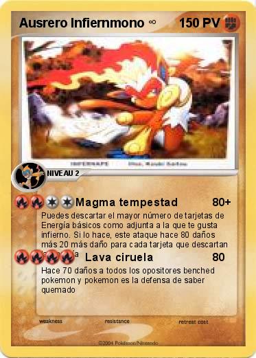 Pokemon Ausrero Infiernmono ∞