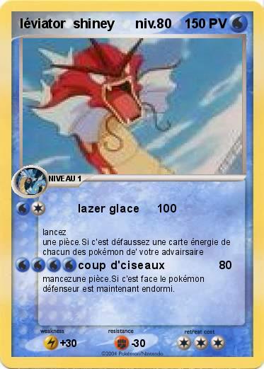 Pokemon léviator  shiney      niv.80