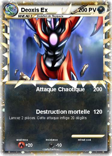Pokemon Deoxis Ex