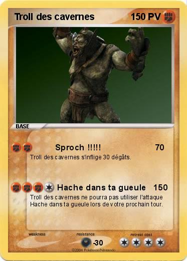 Pokemon Troll des cavernes