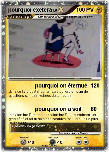 Pokemon pourquoi exetera