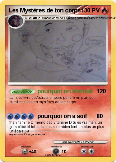 Pokemon Les Mystères de ton corps