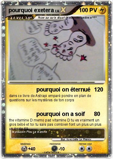 Pokemon pourquoi exetera