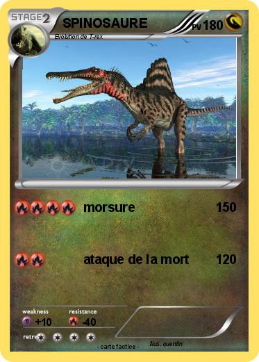 Pokemon SPINOSAURE