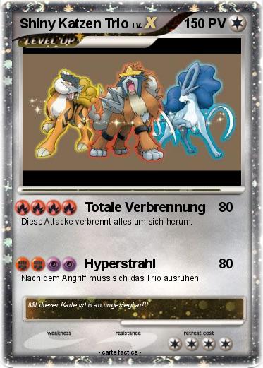 Pokemon Shiny Katzen Trio