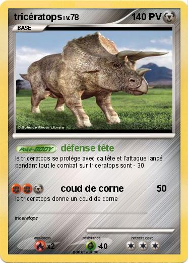 Pokemon tricératops