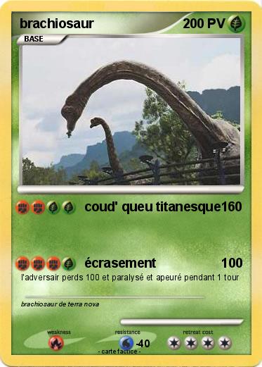 Pokemon brachiosaur