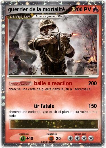 Pokemon guerrier de la mortalité