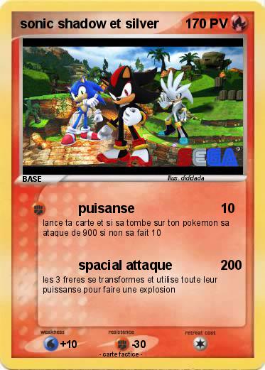 Pokemon sonic shadow et silver