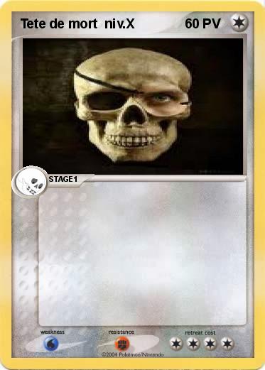 Pokemon Tete de mort  niv.X