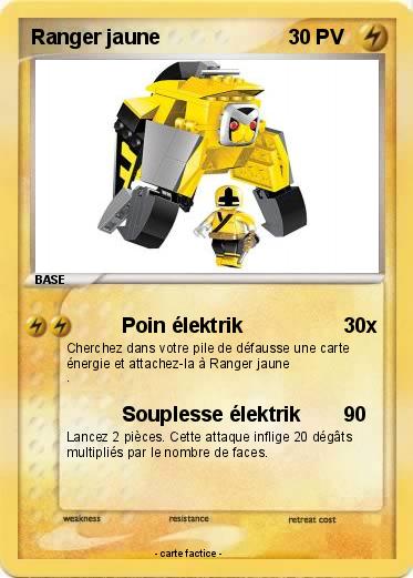 Pokemon Ranger jaune