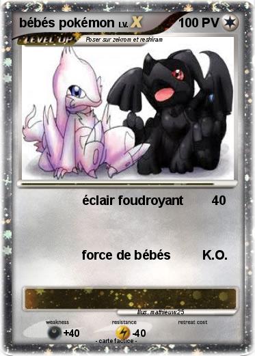 Pokemon bébés pokémon