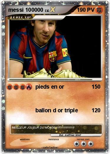 Pokemon messi 100000