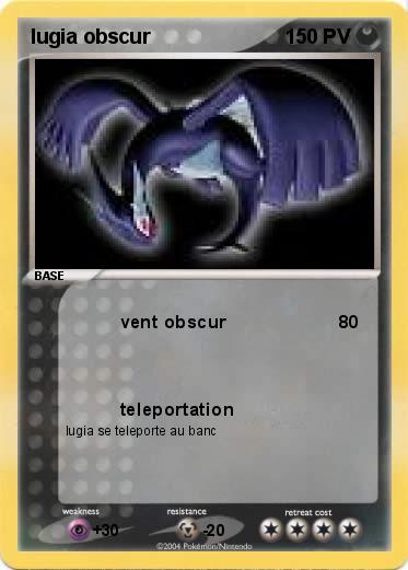 Pokemon lugia obscur 