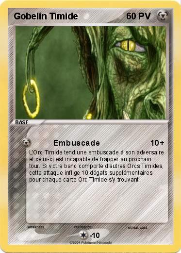 Pokemon Gobelin Timide