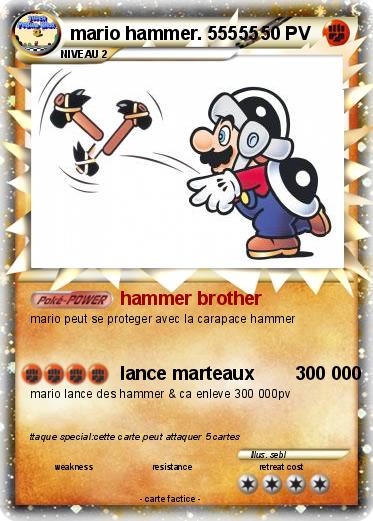 Pokemon mario hammer. 55555