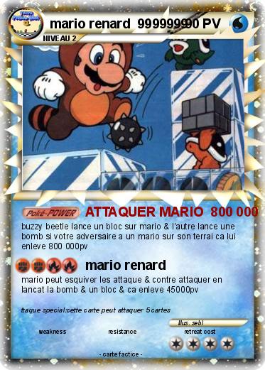 Pokemon mario renard  9999999