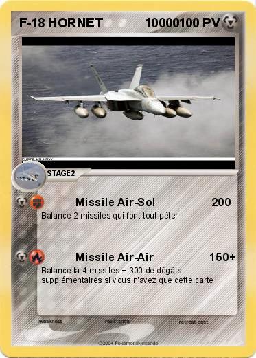 Pokemon F-18 HORNET            10000