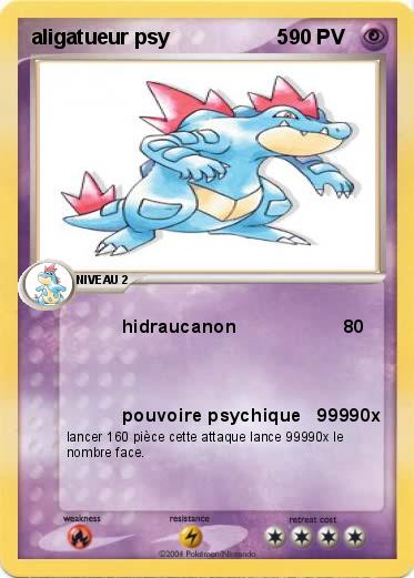 Pokemon aligatueur psy                   5