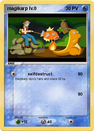 Pokemon magikarp lv.0