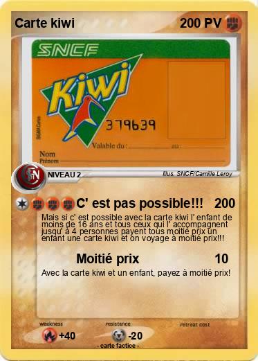 Pokemon Carte kiwi
