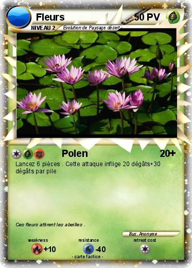 Pokemon Fleurs
