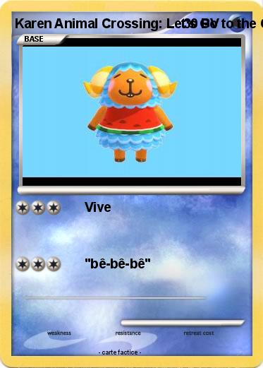 Pokemon Karen Animal Crossing: Let's Go to the City