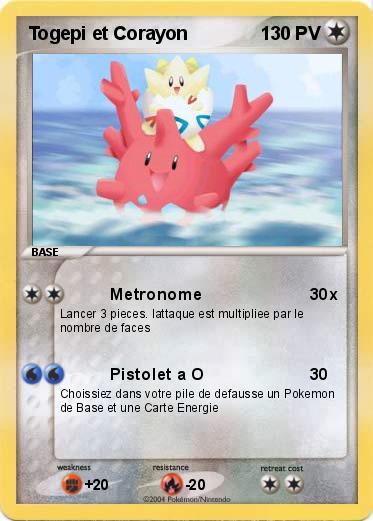 Pokemon Togepi et Corayon