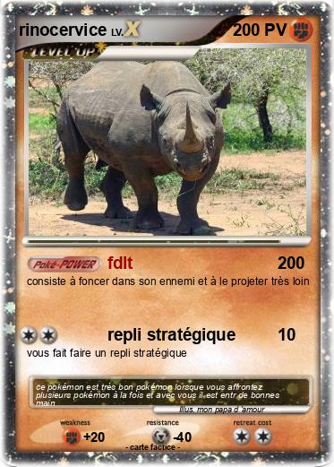 Pokemon rinocervice