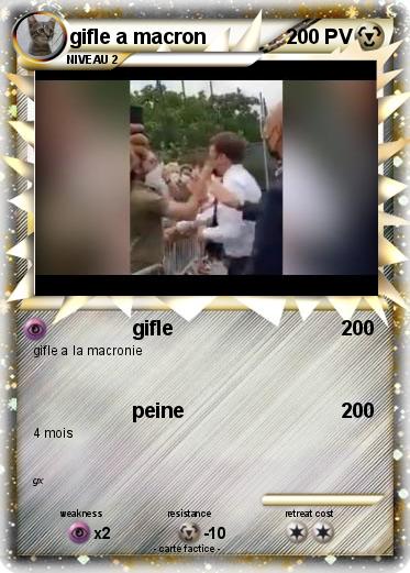 Pokemon gifle a macron