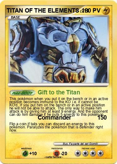 Pokemon TITAN OF THE ELEMENTS