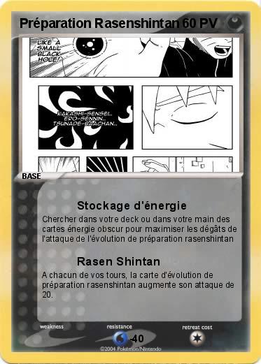 Pokemon Préparation Rasenshintan