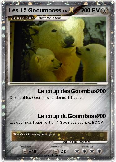 Pokemon Les 15 Gooumboss