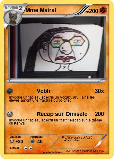 Pokemon Mme Mairal