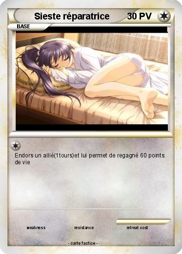 Pokemon Sieste réparatrice