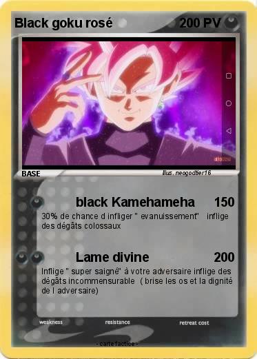Pokemon Black goku rosé