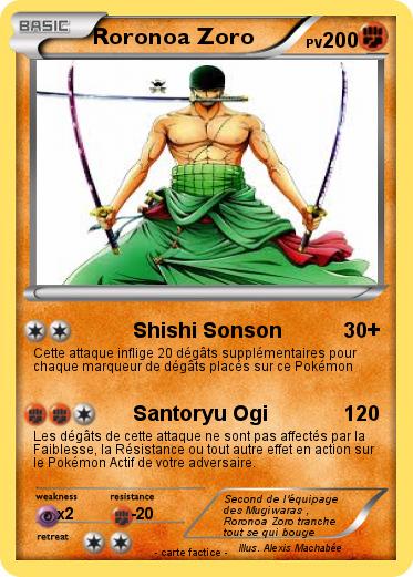 Pokemon Roronoa Zoro