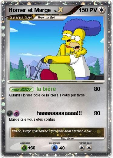 Pokemon Homer et Marge