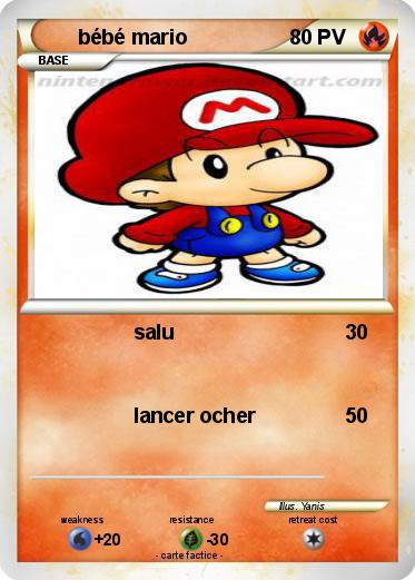 Pokemon bébé mario